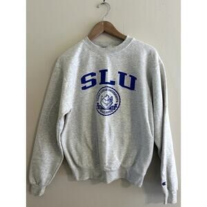 Champion SLU Saint Louis University Crewneck Sweatshirt Men's Small